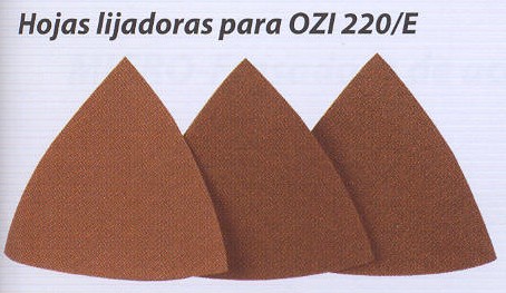 25 Feuilles Papier De Verre Triangulaire Proxxon Grain 250 - Pour Ponçage Fin, Bleu Marine